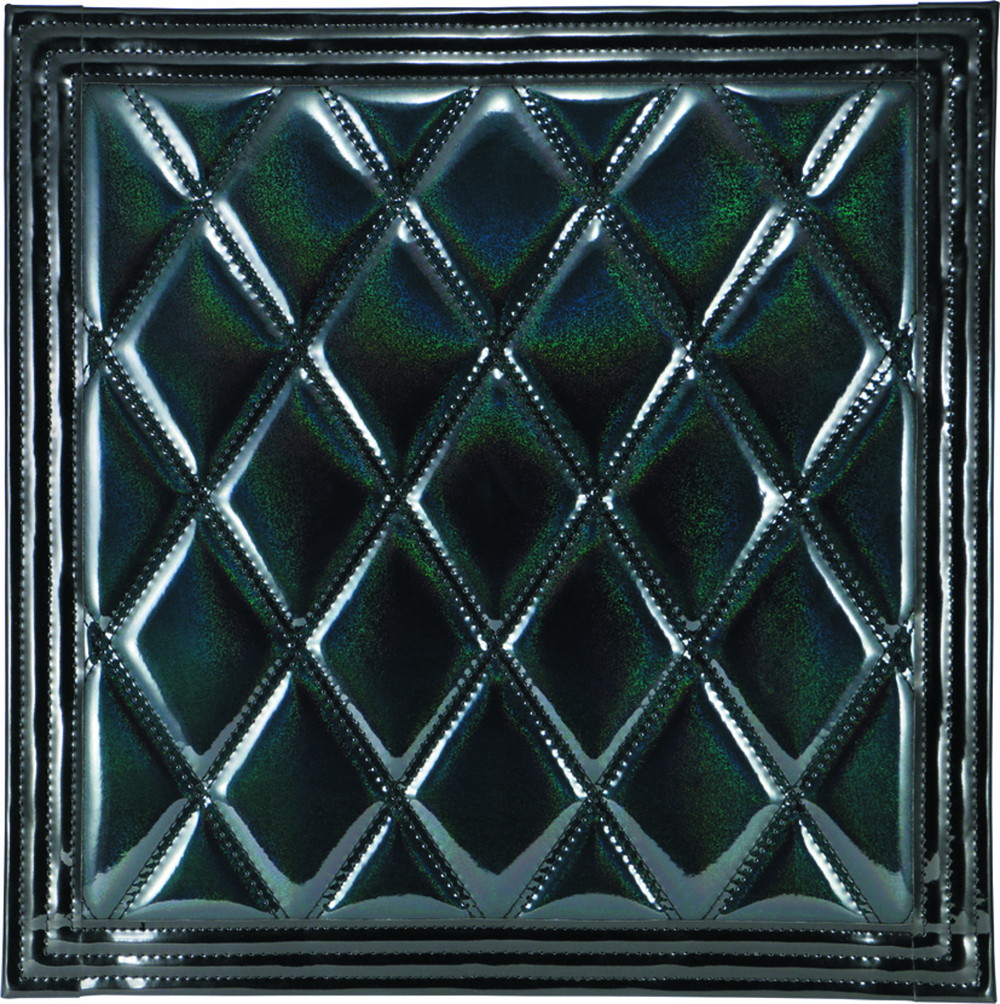ウレタンイリドロヨケ 綺羅 500X500 クロ/クロライン