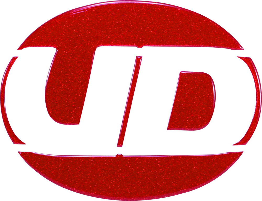 カラーエンブレムステッカー UD用 パールレッド