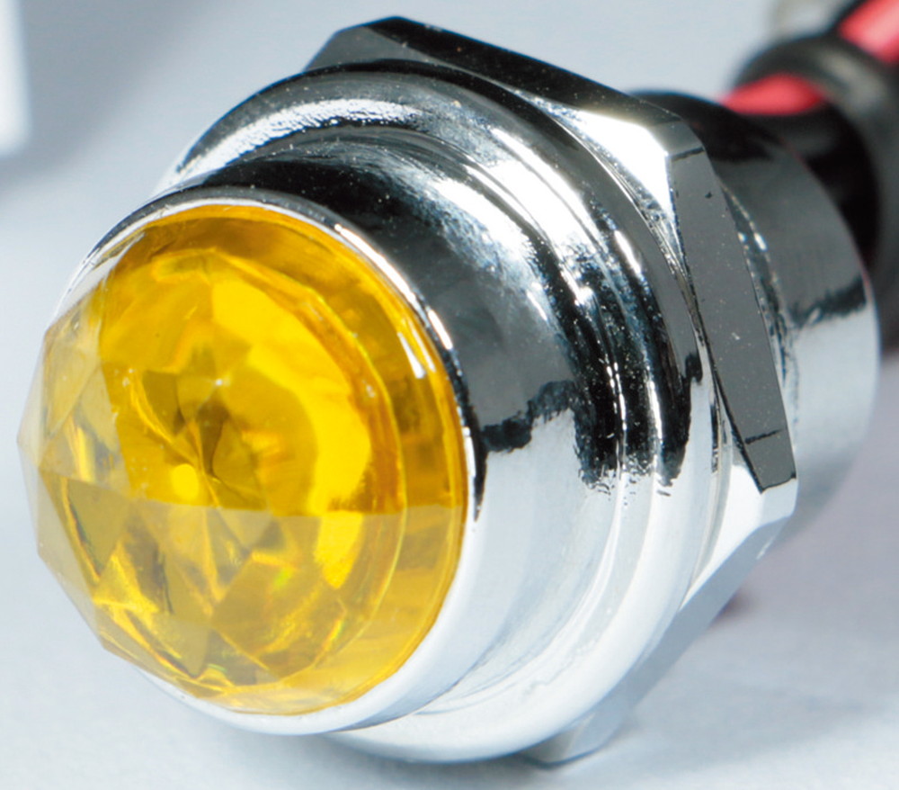 LEDパイロットランプ 24V イエロー/イエロー