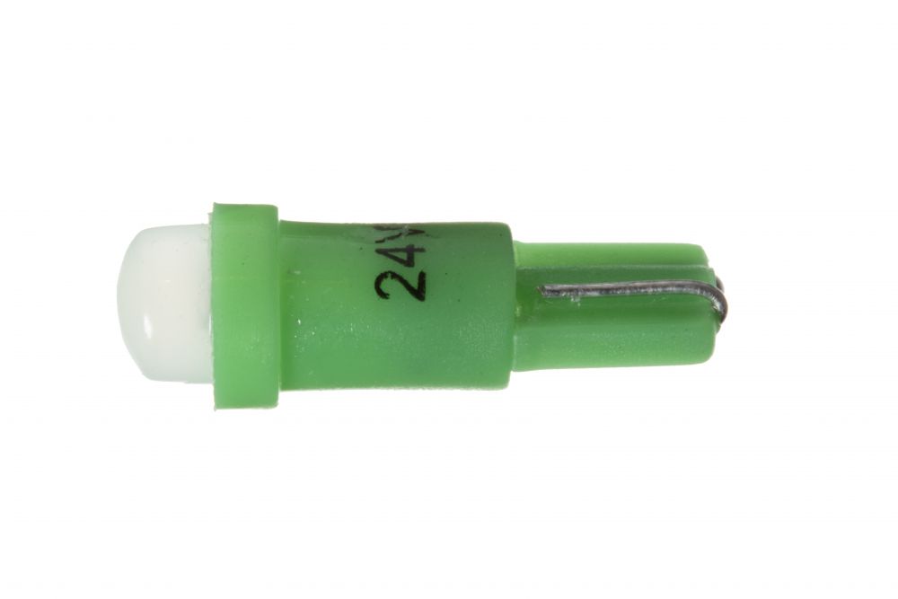 T5高輝度LEDウェッジ 24V グリーン