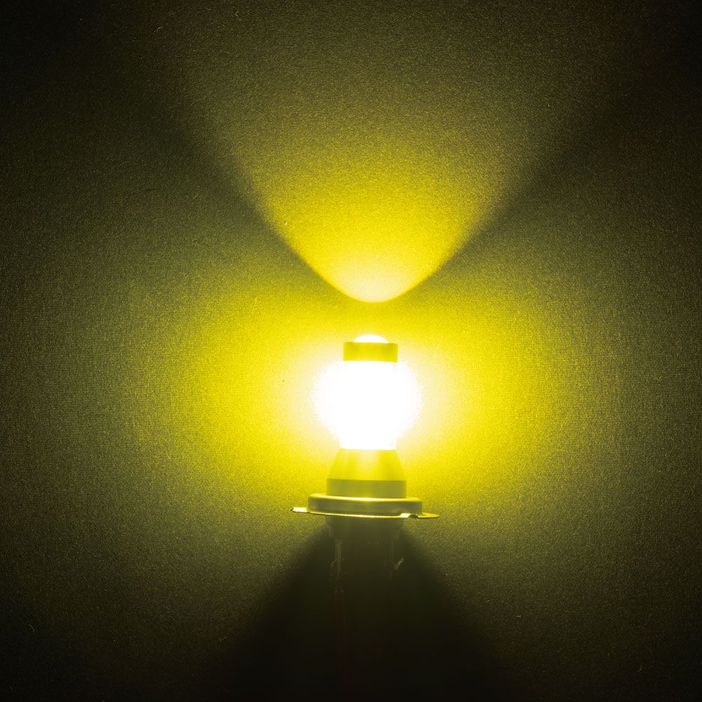 H7LEDバルブ COBタイプ 10-60V35W イエロー