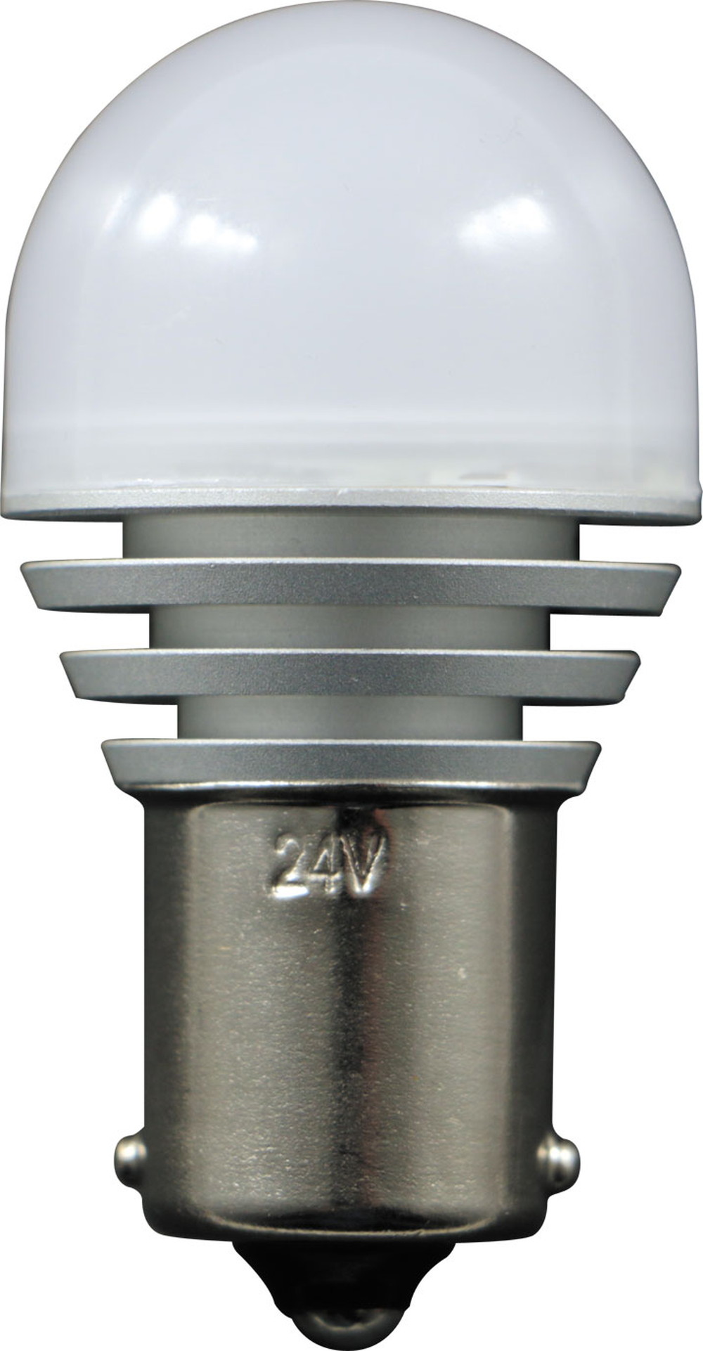 LEDハイパワー 3Dバルブ 24V BA15S アイスブルー