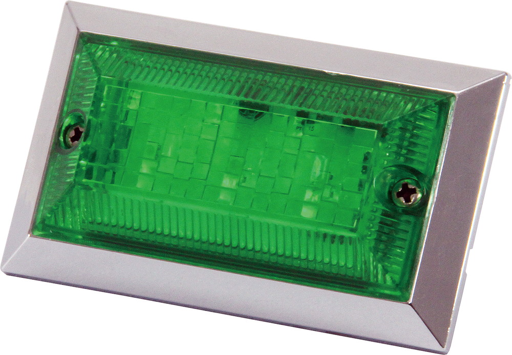 LED3 フラットマーカーNEO 24V グリーン/グリーン