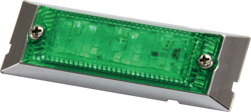 LED6 ウルトラフラットマーカー 24V グリーン/グリーン