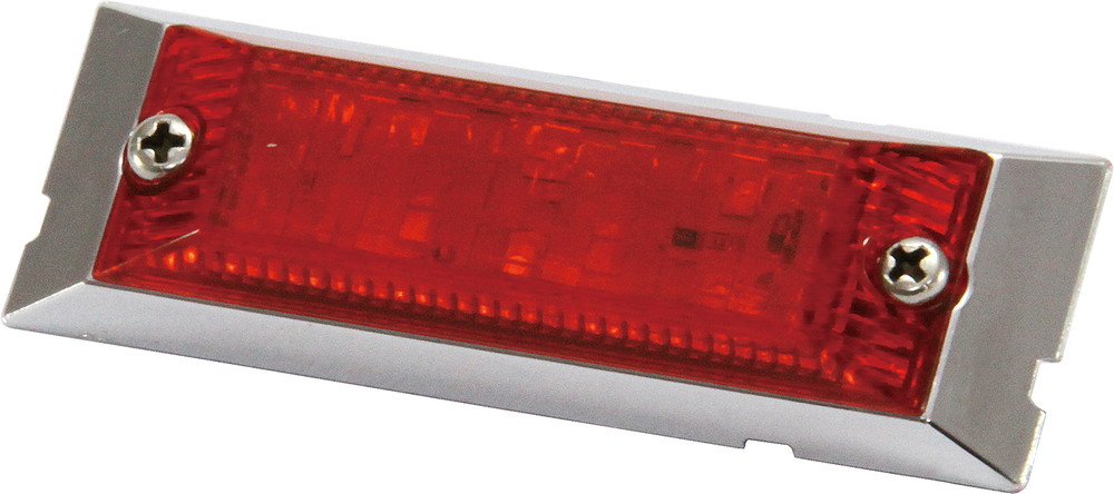 LED6 ウルトラフラットマーカー 24V レッド/レッド
