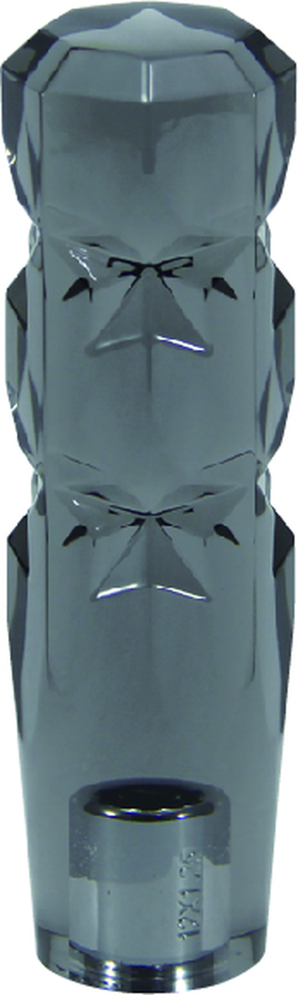 クリスタル8角ノブ(星) 150L 12x1.25 スモーク
