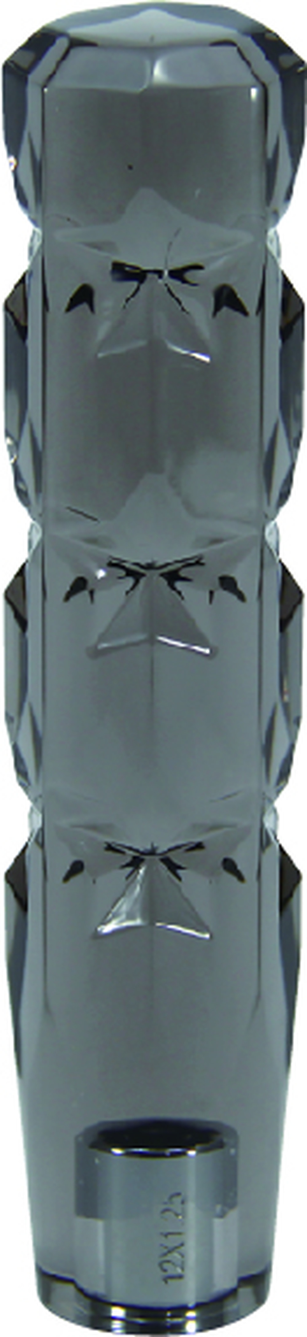 クリスタル8角ノブ(星) 200L 12x1.25 スモーク
