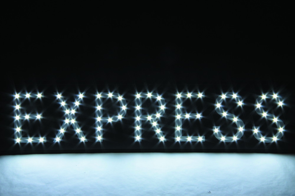 LEDプレート(EXPRESS) ホワイト
