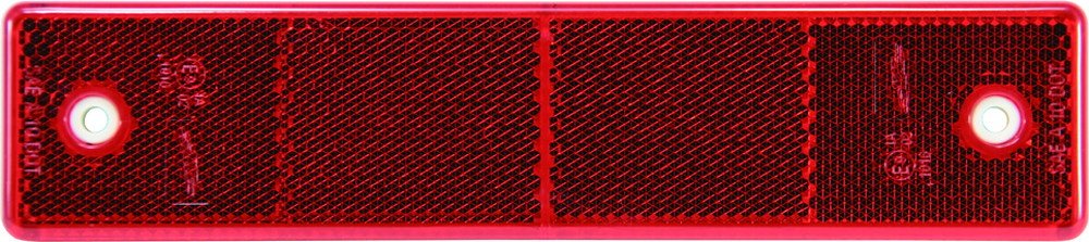 リフレクター スクエアタイプ 180x40 (3728) レッド
