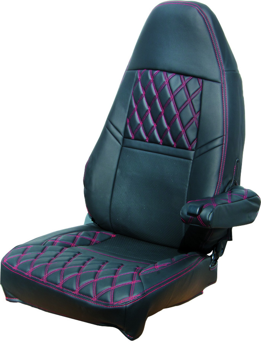 COMBI車種別シートカバー Bファイター 黒/赤糸