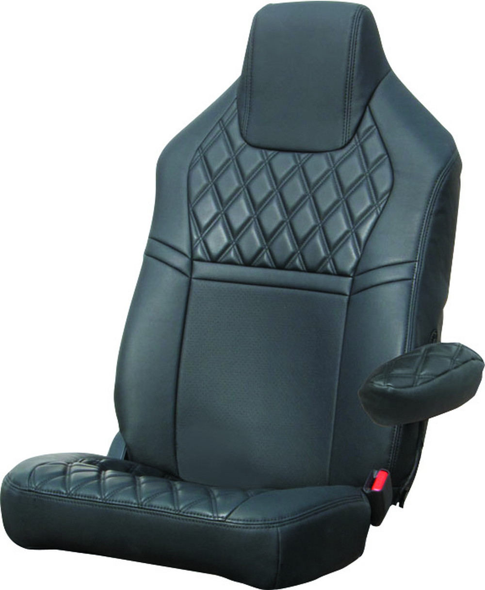 COMBI車種別シートカバー 17レンジャー 黒/黒糸